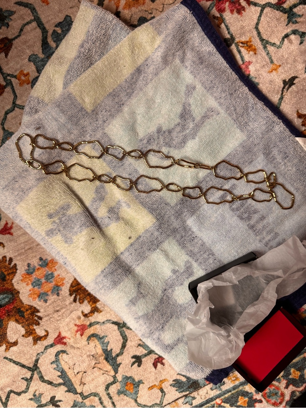Avon Gold-Tone Linked Chain Necklace